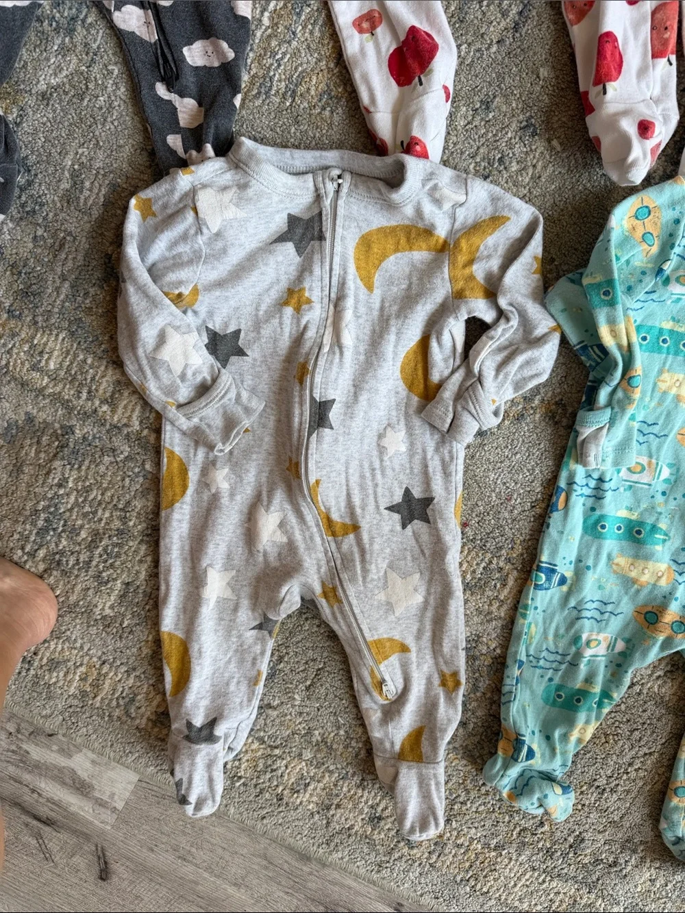 Old Navy Footie pajamas lot